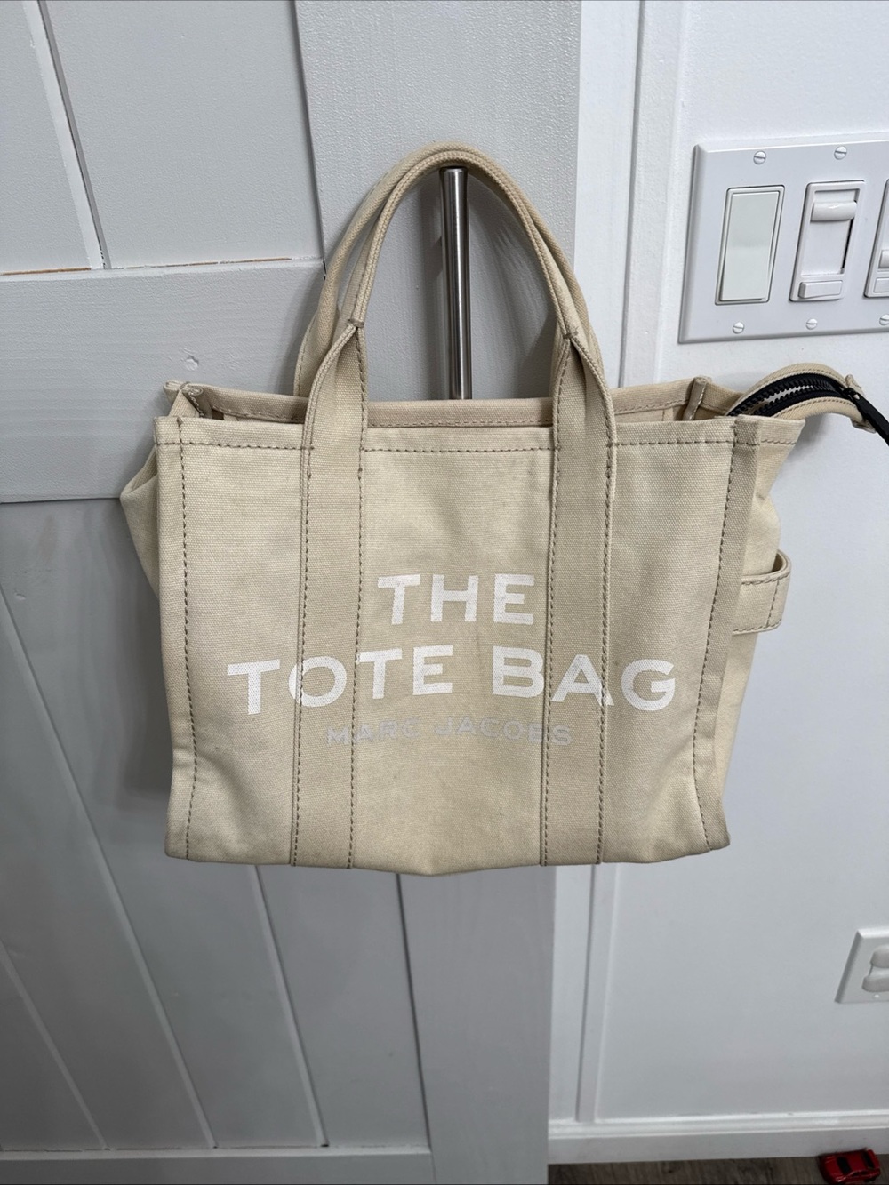 Marc Jacobs The Tote Bag - Cream Canvas Tote